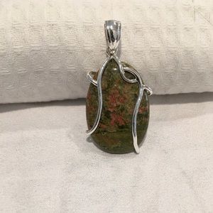 💎Natural Unakite Stone pendant